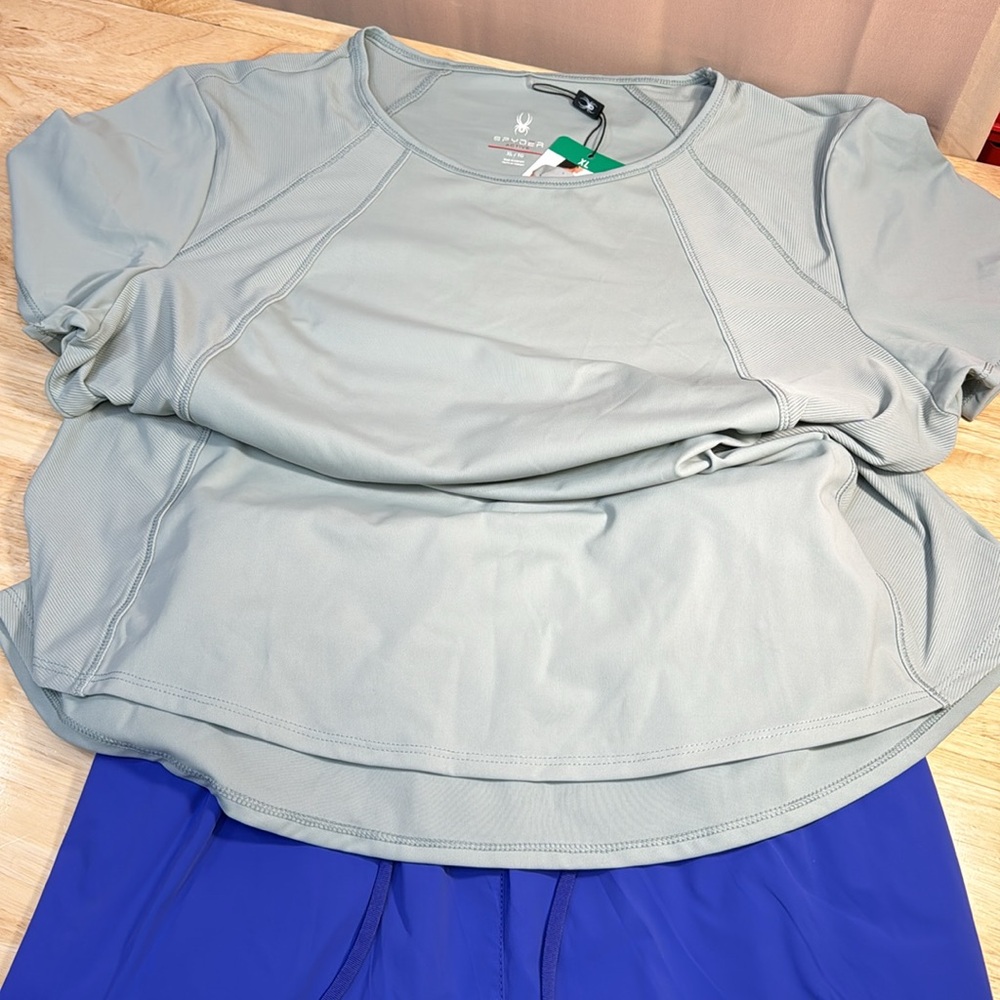 Spyder Active Ladies' Woven Shorts perennial blue size XXL - Picture 10 of 10